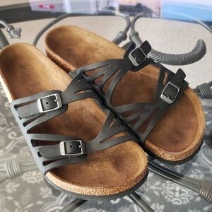 Birkenstock Black Strappy Sandals